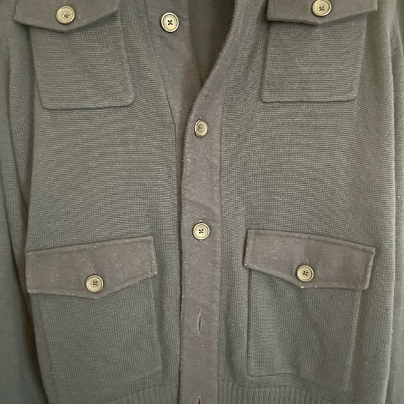 Navy Blue designer Cardigan, size XL. - Picture 2 of 7